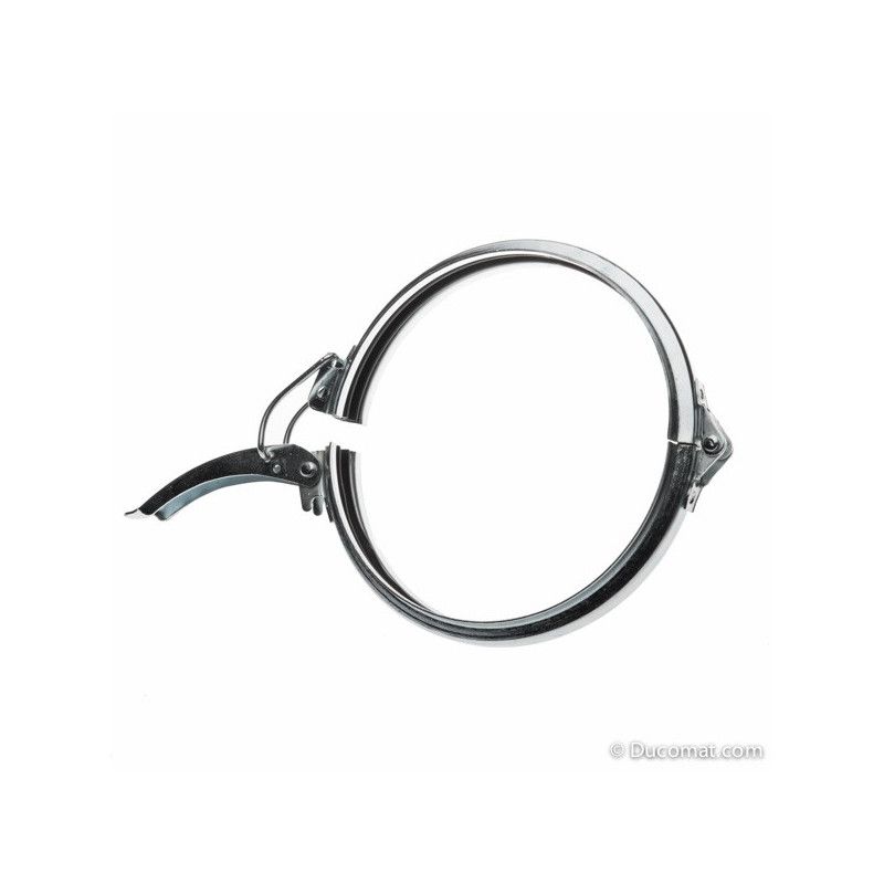 Quick lock ring with seal and hinge - Ø 140 mm