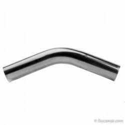 Steel bend 45°, electro galvanised, th. 1,5 mm, R-157.5 mm, HP - Ø 063 mm