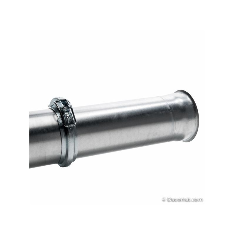 Galvanised telescopic pipe incl. quick lock ring, Ø 120 mm