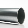 Galva. pipe, Ø 180 mm, 0,5 m. for industrial dust collection system