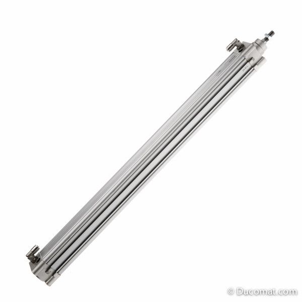 Pneumatic cylinders for pneumatic slide dampers
