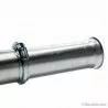 Galvanised telescopic pipe incl. quick lock ring, Ø 100 mm